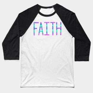 Faith Color Spectrum Rainbow Christian Gospel T-Shirt Baseball T-Shirt